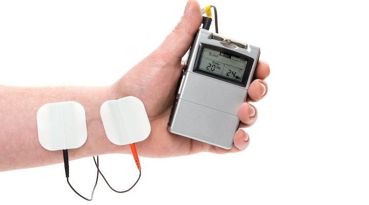 A medical tens unit for the relief of acute pain.